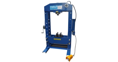 Гидравлический пресс AE&T T612100A (100т) с двойным насосом и пневмоприводом