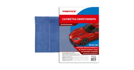 Пропитанная салфетка микрофибра Complex Vortex 35х55