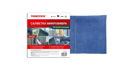 Пропитанная салфетка микрофибра Complex Vortex 40х40