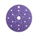 Шлифовальный диск на пленочной основе, циркониевый корунд, липучка, Р150,150 мм Sandwox 328 Purple Line Multiholes