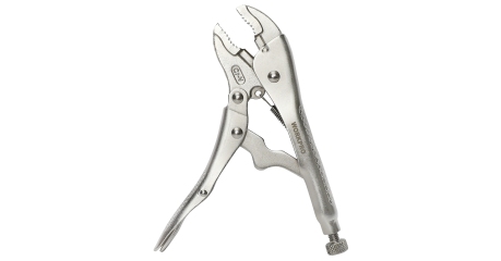 Клещи фиксирующие с изогнутыми зажимами 300мм CR-V проф WP231060 WORKPRO