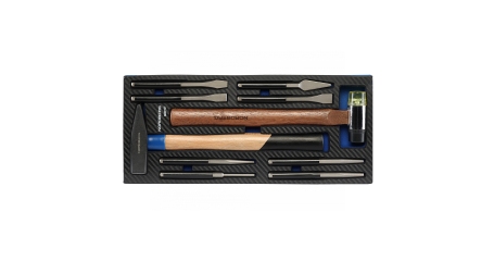 Набор ударного инструмента NORDBERG 800010T,10 предметов в ложементе для тележки