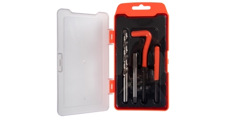 Набор для восстановления резьбы М10х1,25, 15 предметов, кейс AFFIX AF35210125C