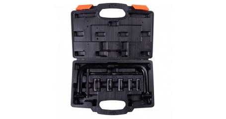 Рассухариватель клапанов универсальный, струбцина, кейс, 10 предметов AFFIX AF10310006C