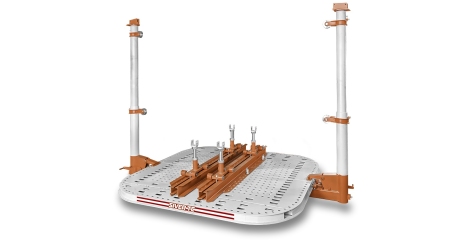 Рихтовочный стапель SIVER TC для аварийных кабин грузовых авто