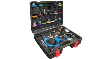 Набор для проверки герметичности системы охлаждения Thorvik RPTS28 (28 предметов)