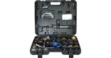 Набор для проверки герметичности системы охлаждения Thorvik RPTS33 (33 предмета)