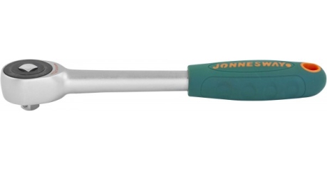 Рукоятка трещоточная ротационная R6602, со сквозным приводом 1/4"DR, 60 зубцов, 180 мм