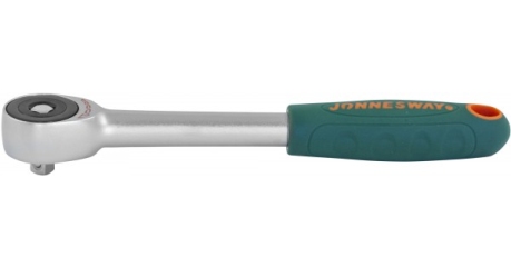 Рукоятка трещоточная ротационная R6603, со сквозным приводом 3/8"DR, 60 зубцов, 240 мм