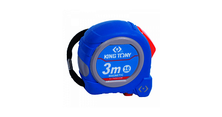 Рулетка измерительная KING TONY 79094-03M, 3 м, магнитный крюк