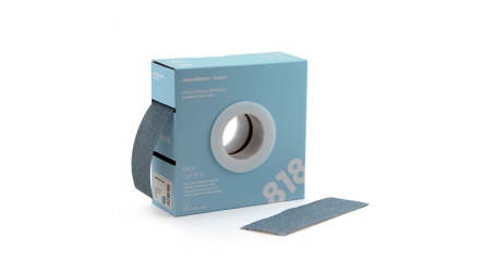 Рулон шлифовальный на сетчатой основе 70 мм х 12 м Р240 Sandwox 818 Blue Net 818.12.240.R