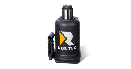 RUNTEC RT-WJ12 Домкрат бутылочный, двухштоковый, профессиональный 12 т, 235-590 мм