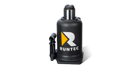 RUNTEC RT-WJ12 Домкрат бутылочный, двухштоковый, профессиональный 12 т, 235-590 мм