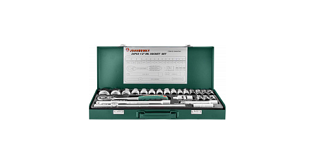 Набор головок торцевых S04H4724S, 1/2"DR, 8-34 мм, 24 предмета