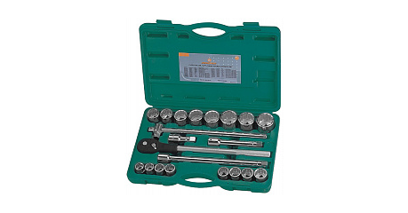 Набор головок торцевых дюймовых S04H6622S (S04H6422S), 3/4"DR, SAE 7/8"--2", 22 предмета