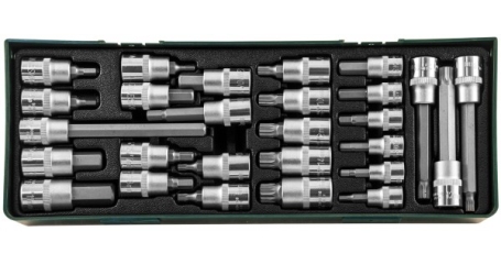 S06H427SP Набор насадок торцевых 3/8