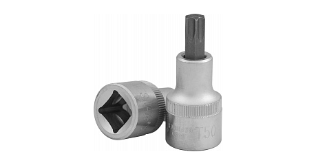 S07H227 Насадка торцевая 1/4"DR с вставкой-битой TORX®, T27, 37 мм