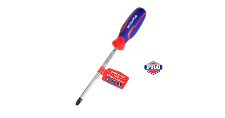 Отвертка Phillips PH3х150мм проф WP221032 WORKPRO