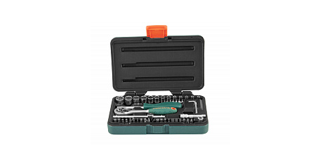 Набор головок торцевых S68H2141S, 1/4"DR Super Tech, 41 предмет