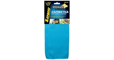 Салфетка для стекла и хрома из микрофибры ZEUS ZM103 (35х35 см)