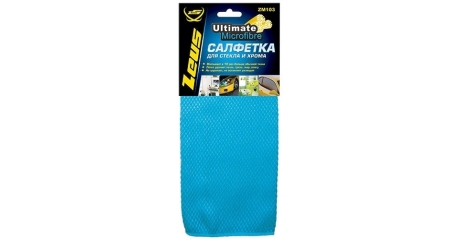 Салфетка для стекла и хрома из микрофибры ZEUS ZM103 (35х35 см)