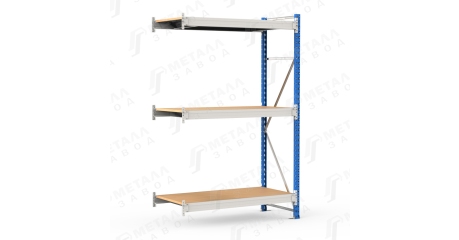 Секция к металлическому стеллажу с ДСП SGR-V-ДСП 1583-2.0 ДС