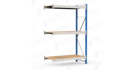 Секция к металлическому стеллажу с ДСП SGR-V-ДСП 1863-2.0 ДС