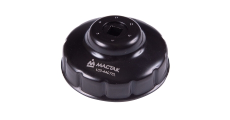 Съемник масляных фильтров, 76 мм, 12 граней, торцевой МАСТАК 103-44076L