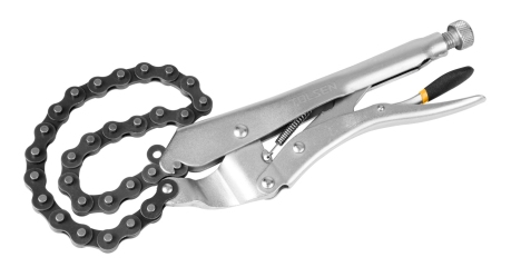 Съемник масляных фильтров 60-140 мм цепной с фиксатором TOLSEN TT10050