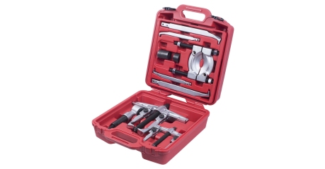 Съемник подшипников 30 т, 2-х захватный, сегментного типа, кейс, 14 предметов МАСТАК 104-12030C