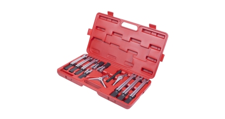 Съемник подшипников, 2-х и 3-х захватный, кейс, 12 предметов МАСТАК 104-12012C