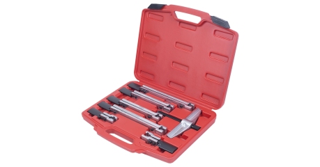 Съемник подшипников, 2-х захватный, кейс, 8 предметов МАСТАК 104-12008C