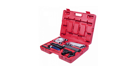 Съемник подшипников гидравлический, 10 т, 75-100 мм, 17 предметов МАСТАК 104-19010C