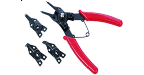 Съемник стопорных колец со сменными носами TA-H1035, 4 шт, 6"