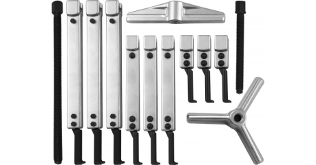 Съемник универсальный AE310144S, американского типа со скользящими 2-3 захватами в наборе, диапазон захватов внутр./наружн. 60-160/40-120, глубина 100-250 мм