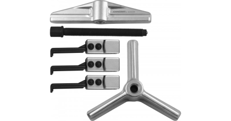 Съемник универсальный JONNESWAY AE310139, американского типа 2-3 захвата. Глубина захвата 100 мм. набор