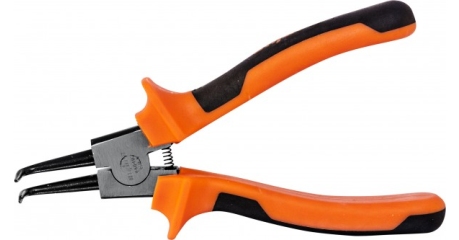 Щипцы для стопорных колец «загнутый разжим» Ombra 440407 (180 мм)