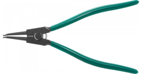 Щипцы изогнутые для стопорных колец jonnesway P18012D удлиненные с ПВХ рукоятками, разжим, 85-165 мм, 3.5-4.0 мм, 310 мм