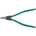 Щипцы изогнутые для стопорных колец jonnesway P18012D удлиненные с ПВХ рукоятками, разжим, 85-165 мм, 3.5-4.0 мм, 310 мм