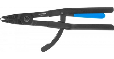 Щипцы прямые с фиксатором для стопорных колец jonnesway P9916A, сжим, 85-170 мм, 4.5-5.5 мм, 400 мм