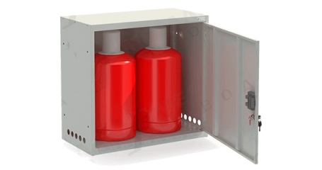 Шкаф для газовых баллонов ШГР 27-2-4(2x27л)