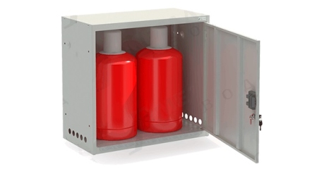 Шкаф для газовых баллонов ШГР 27-2-4(2x27л)