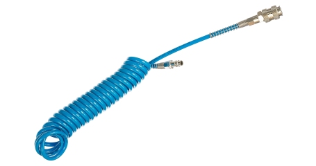 Шланг спиральный полиуретановый GAV SPR 4-5, диаметр 5x8 мм, длина 4 метра