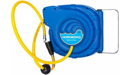 Шланг на самоскручивающейся катушке 14 меттров NORDBERG 2115-10