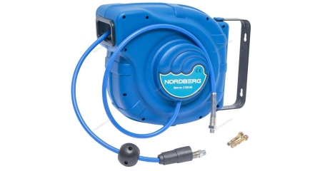 Шланг на самоскручивающейся катушке 25 м NORDBERG 2125-08