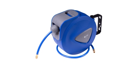 Шланг пневматический на автоматической катушке 8х12 мм 10 м поливинилхлорид с каучуком резьба 1/4