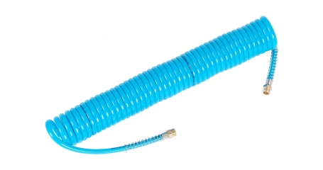 Шланг воздушный спиральный полиуретановый NORDBERG HS0606PU, ?6х8 мм, 6 м