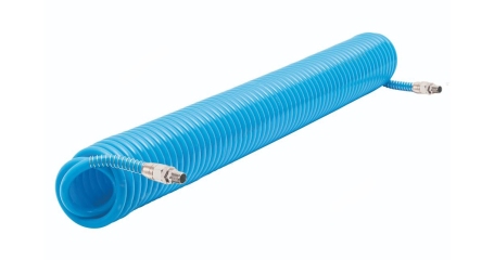 Шланг воздушный спиральный полиуретановый NORDBERG HS1015PU, ?10х14 мм, 15 м