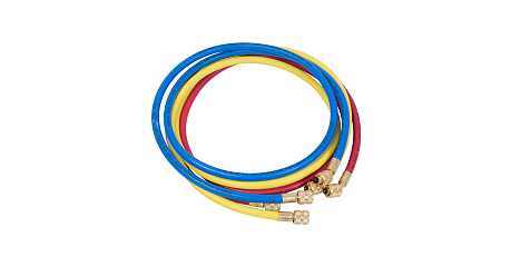 Шланг заправочный для фреона 1/4"SAE х1/4"SAE, 1,8 м