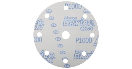Шлифовальный круг NORTON Q260 DRY ICE 66623303896, 150 мм, 8+1 отв.